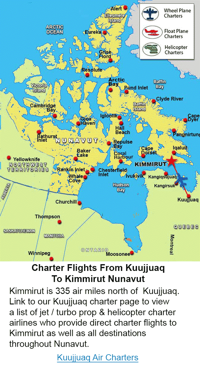 Flights from Kuujjuaq